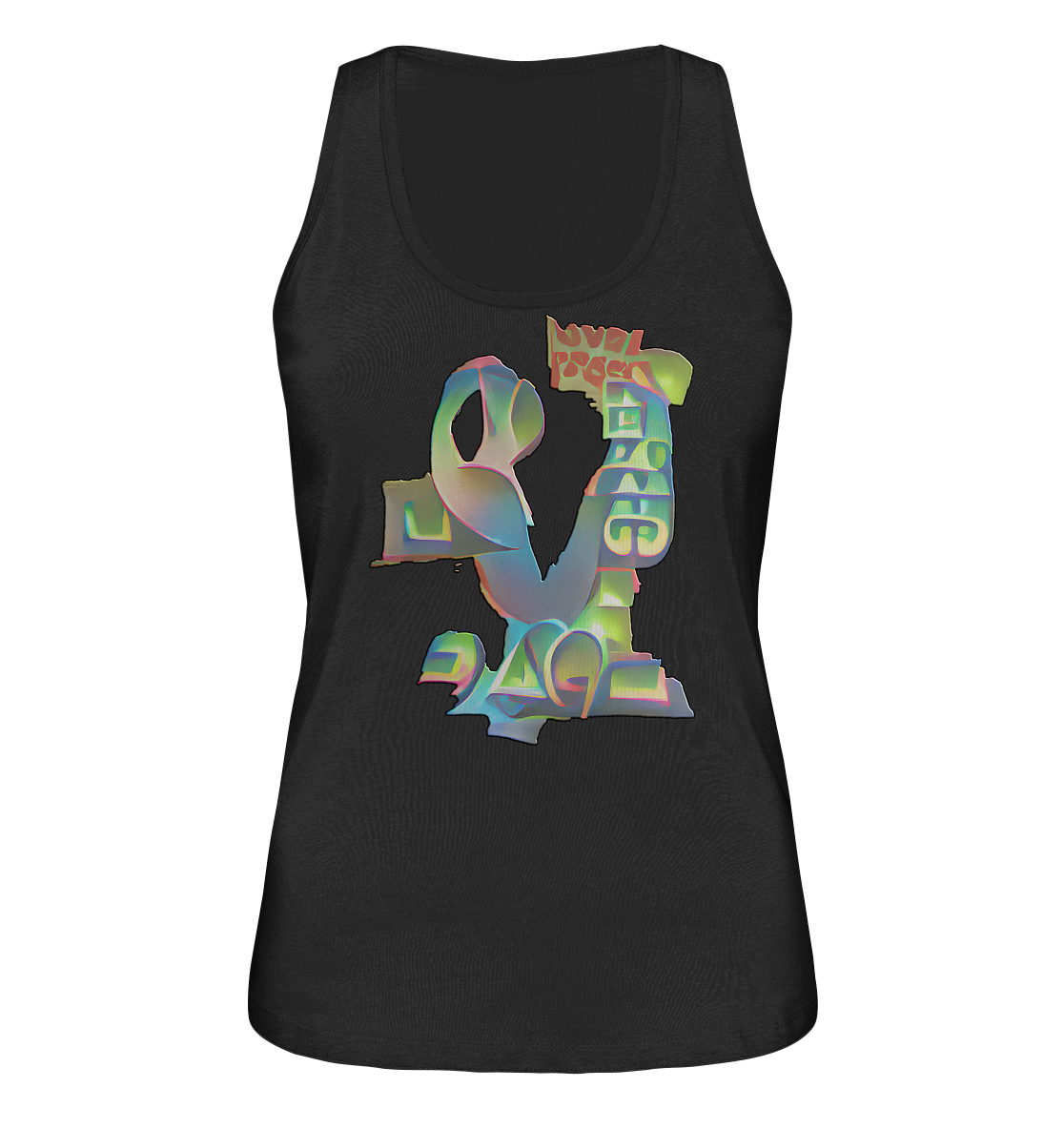 Peace & Love - Ladies Organic Tank-Top