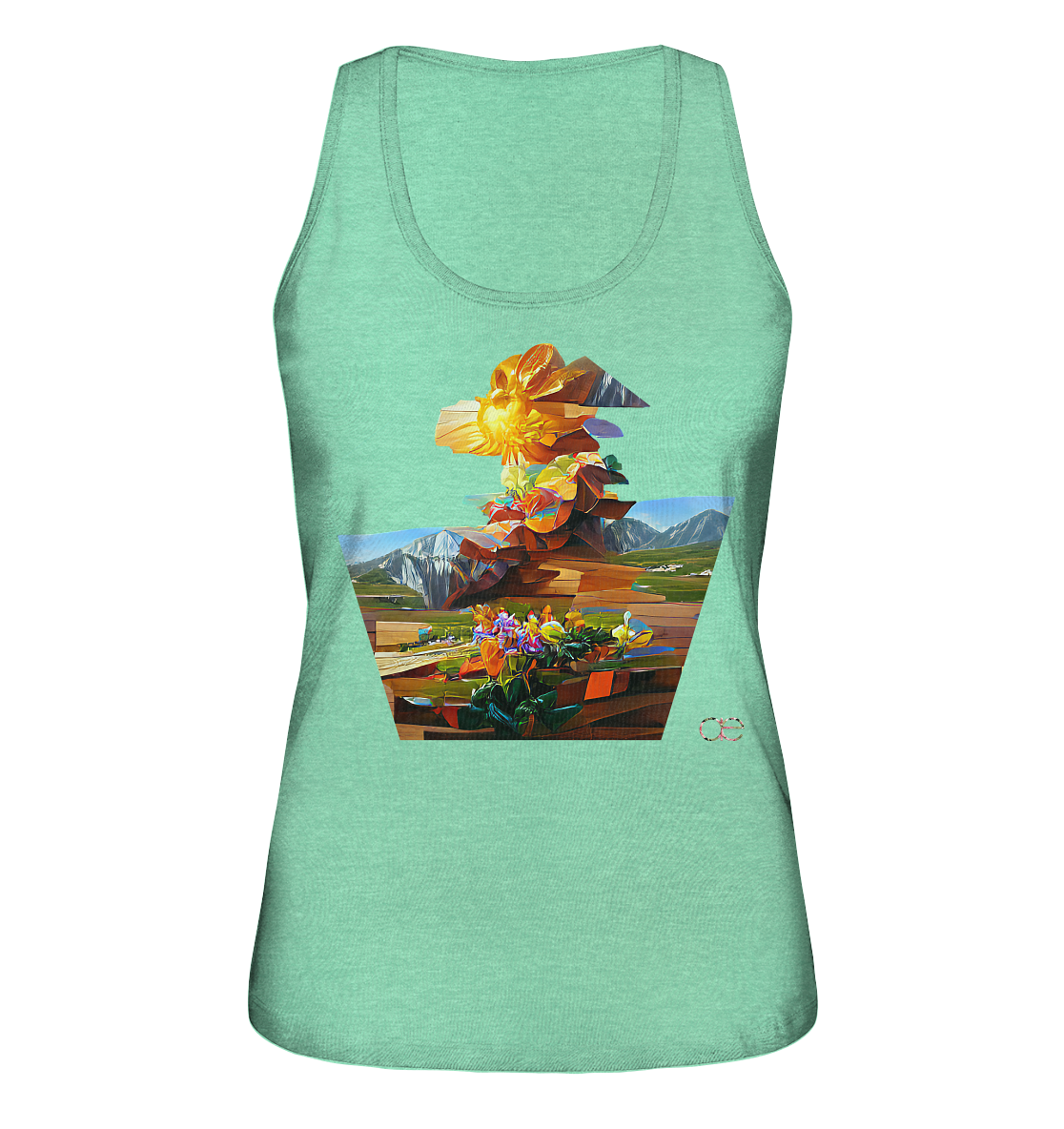 Flowerpots - Ladies Organic Tank-Top