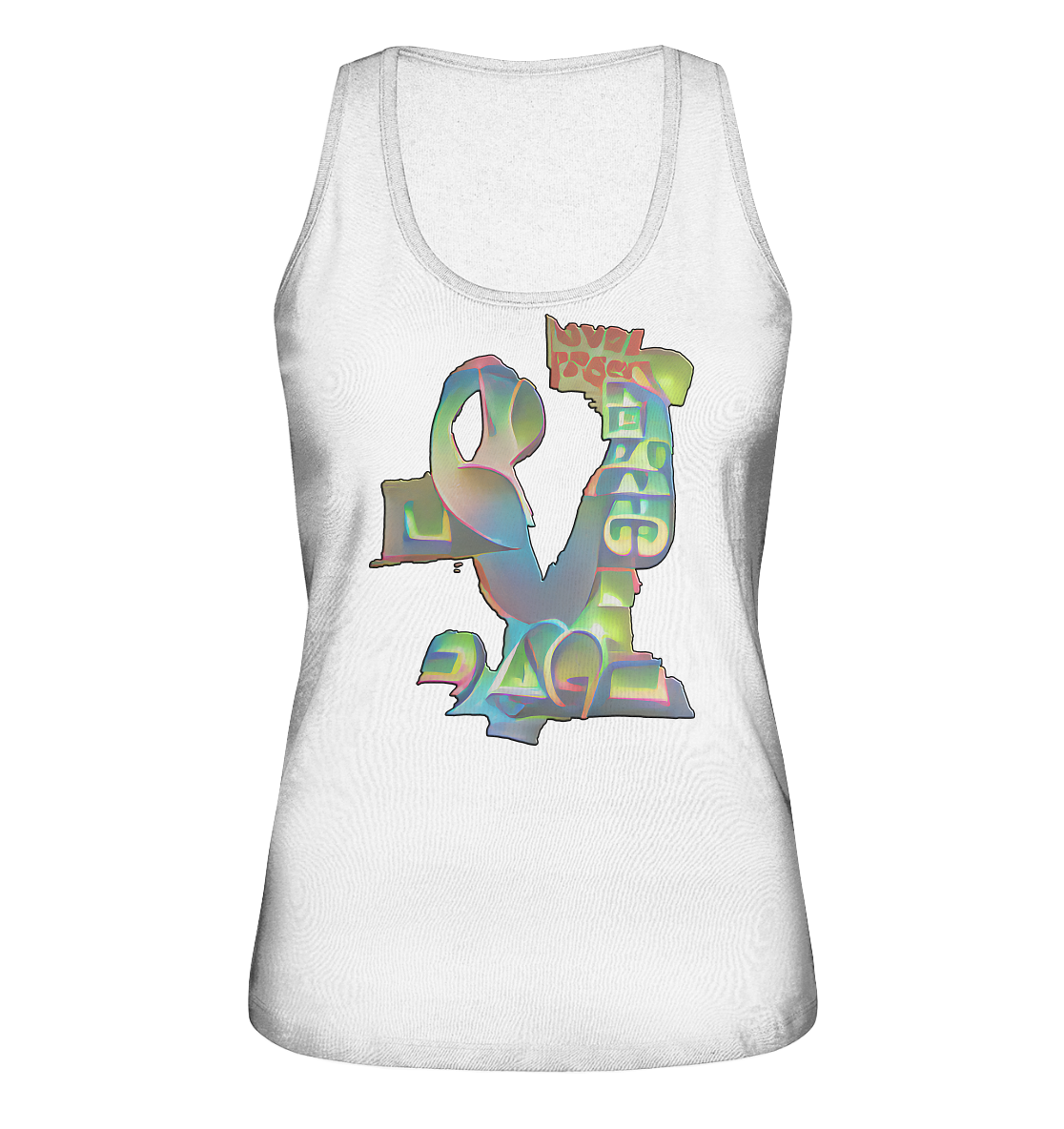 Peace & Love - Ladies Organic Tank-Top