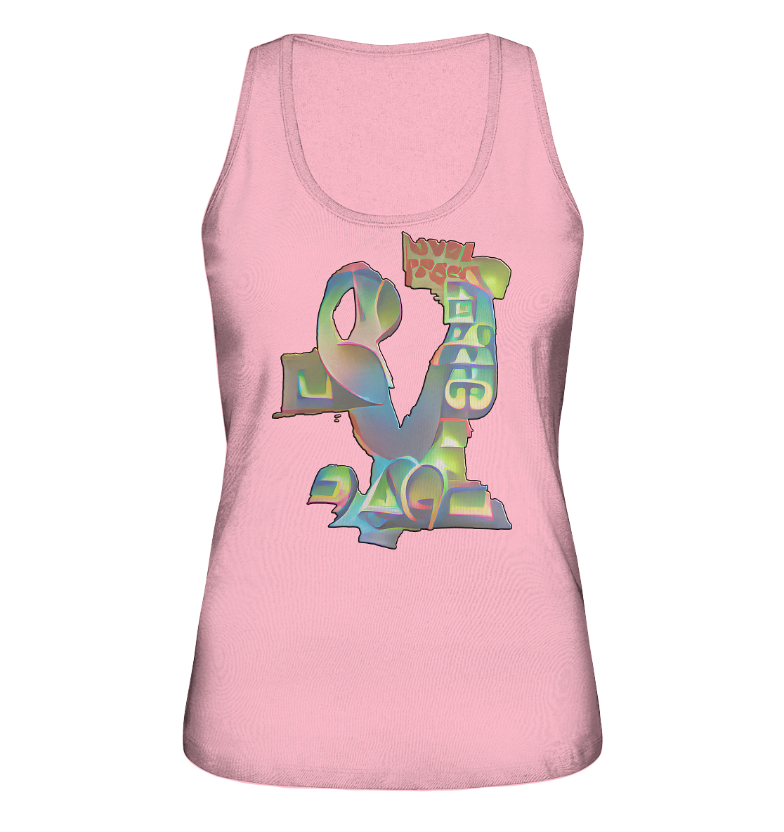 Peace & Love - Ladies Organic Tank-Top