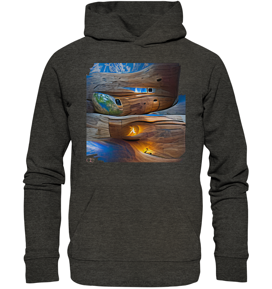 Ai Earth Perspective  - Organic Basic Hoodie