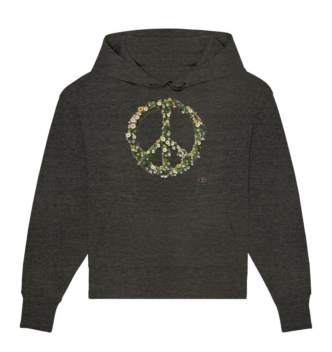 Peace Flower - Organic Oversize Hoodie