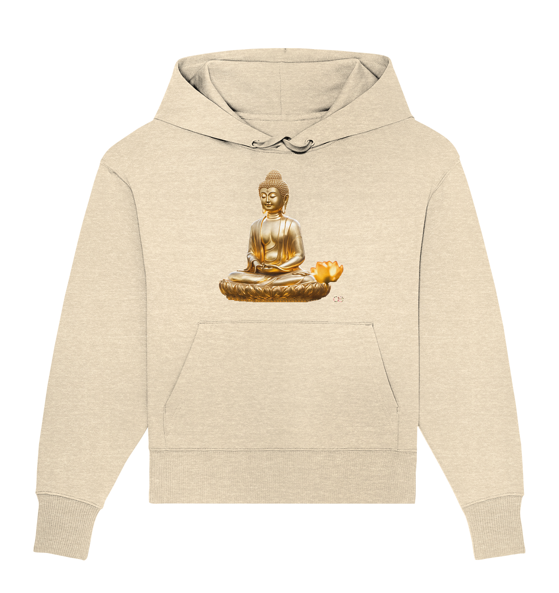Golden Buddha - Organic Oversize Hoodie