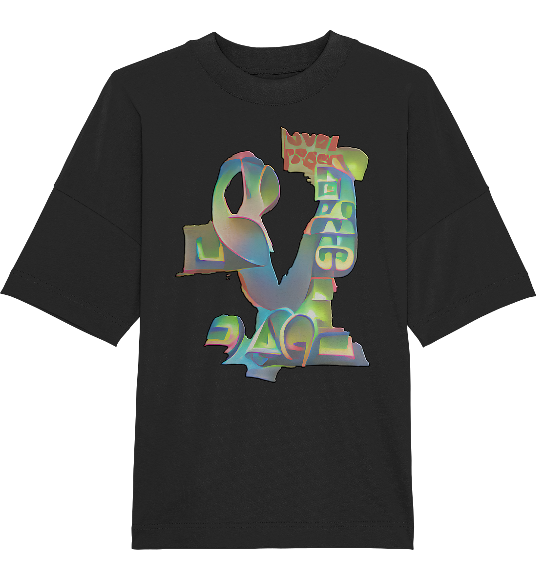 Peace & Love - Organic Oversize Shirt