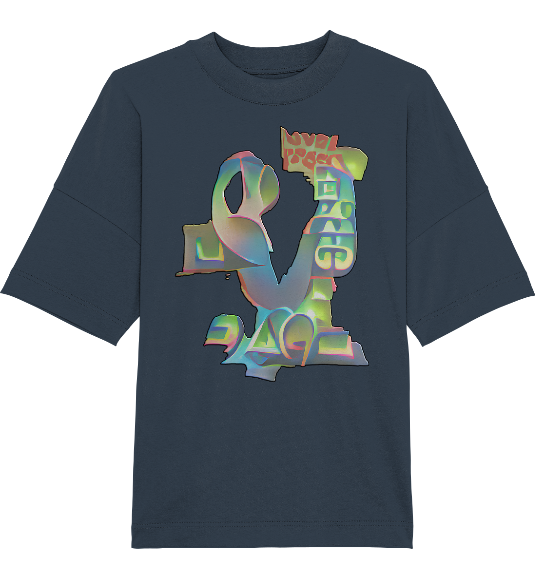 Peace & Love - Organic Oversize Shirt