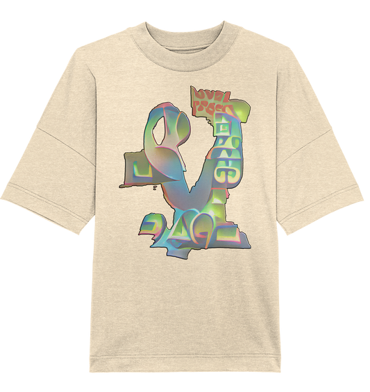 Peace & Love - Organic Oversize Shirt