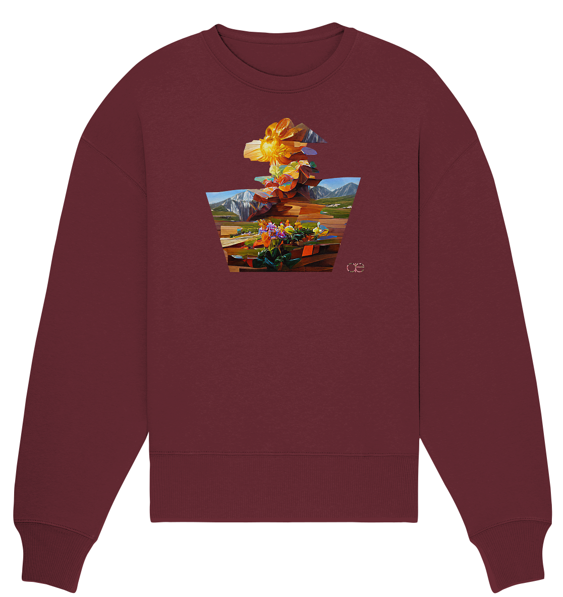 Flowerpots - Organic Oversize Sweatshirt