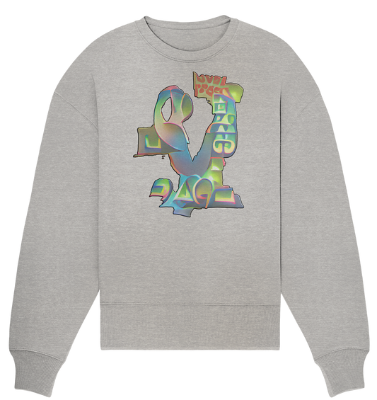 Peace & Love - Organic Oversize Sweatshirt