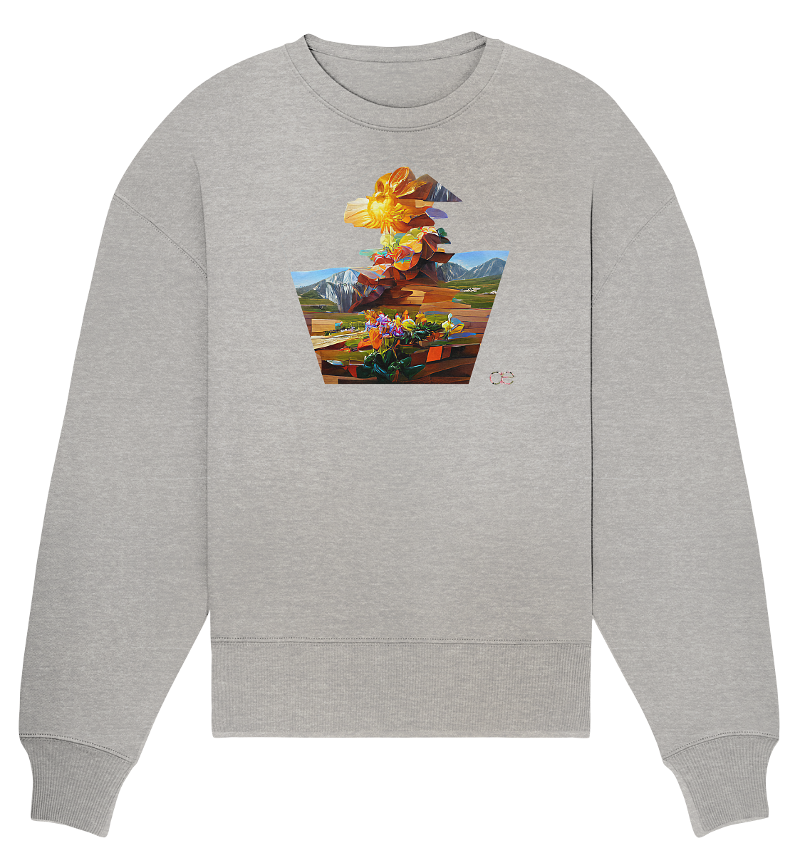 Flowerpots - Organic Oversize Sweatshirt