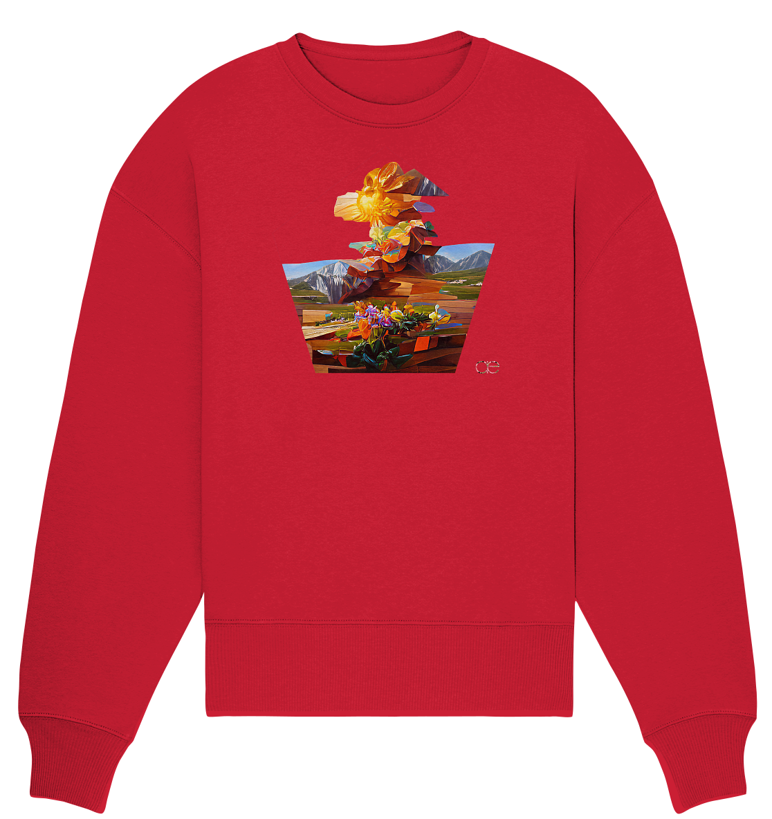 Flowerpots - Organic Oversize Sweatshirt