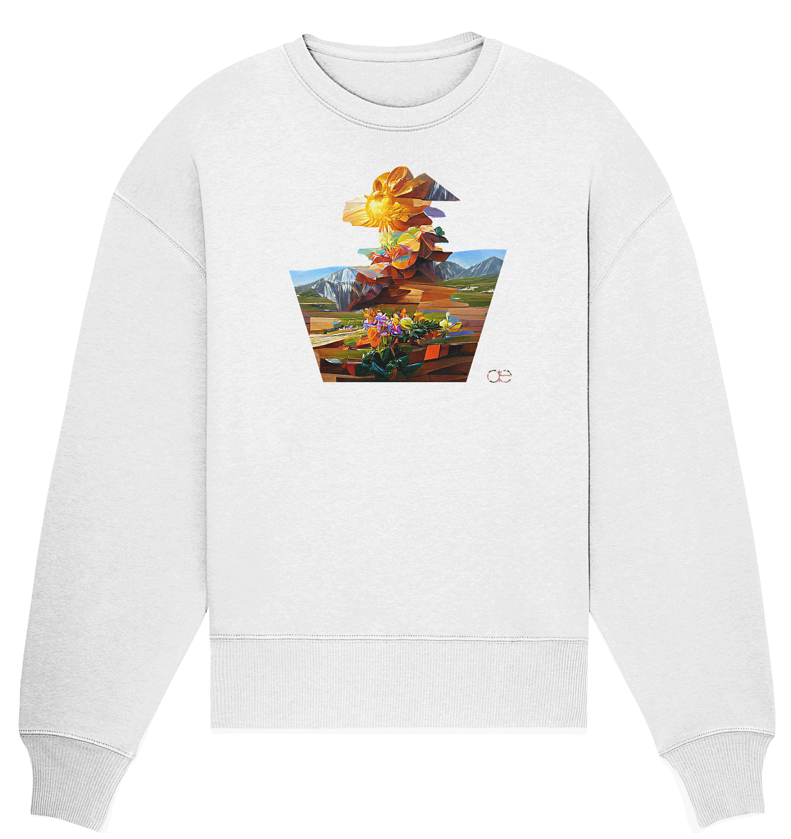 Flowerpots - Organic Oversize Sweatshirt
