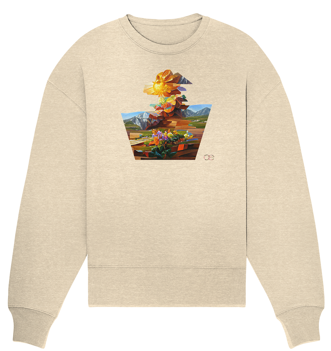 Flowerpots - Organic Oversize Sweatshirt