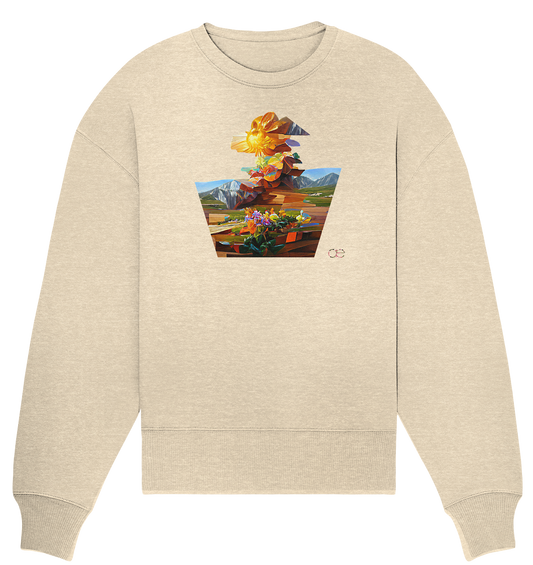 Flowerpots - Organic Oversize Sweatshirt