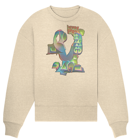 Peace & Love - Organic Oversize Sweatshirt