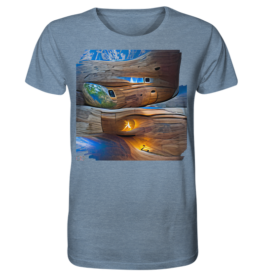 Ai Earth Perspective  - Organic Shirt (meliert)