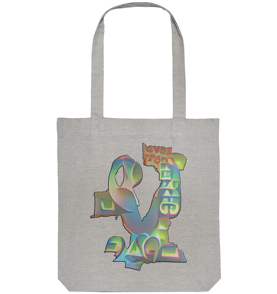Peace & Love - Organic Tote-Bag