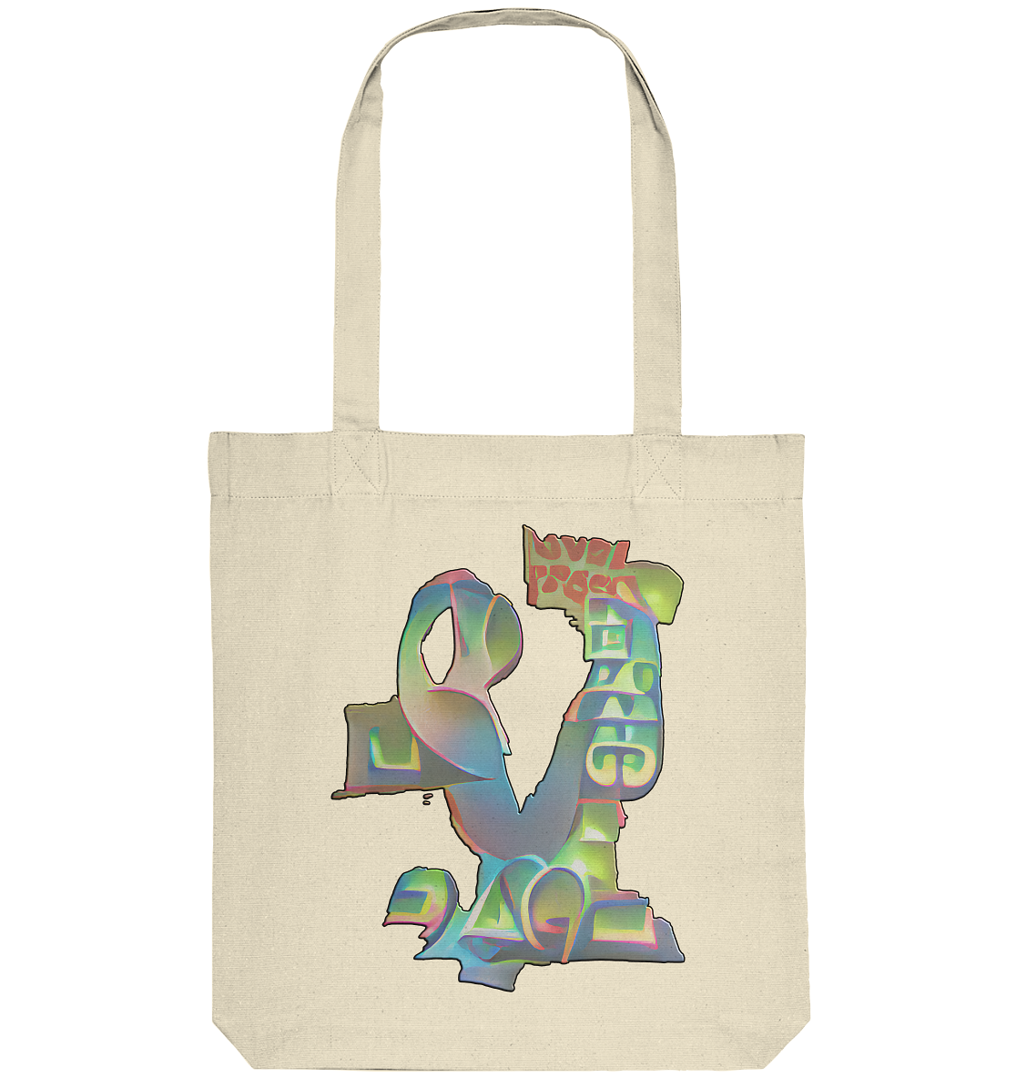 Peace & Love - Organic Tote-Bag