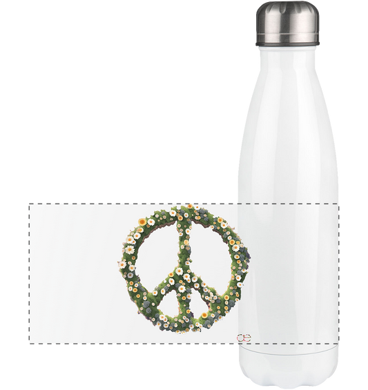 Peace Flower - Panorama Thermoflasche 500ml