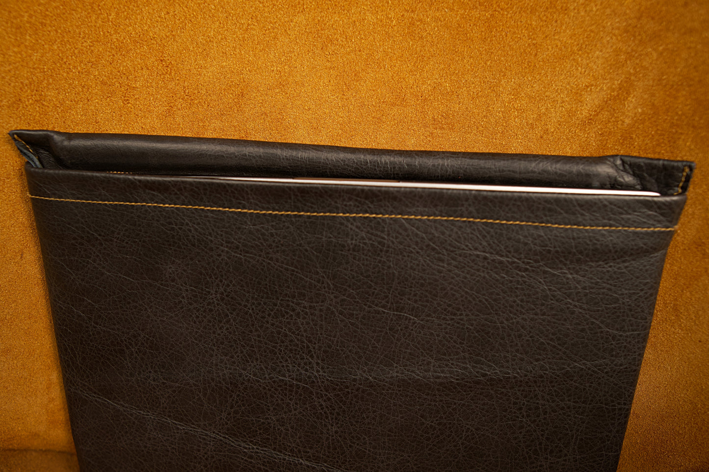 Macbook Sleeve - High-End Leather Grey