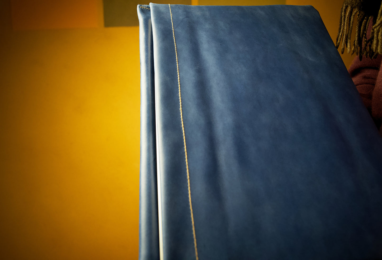 Macbook 13` Sleeve High-End-Leather - Blue