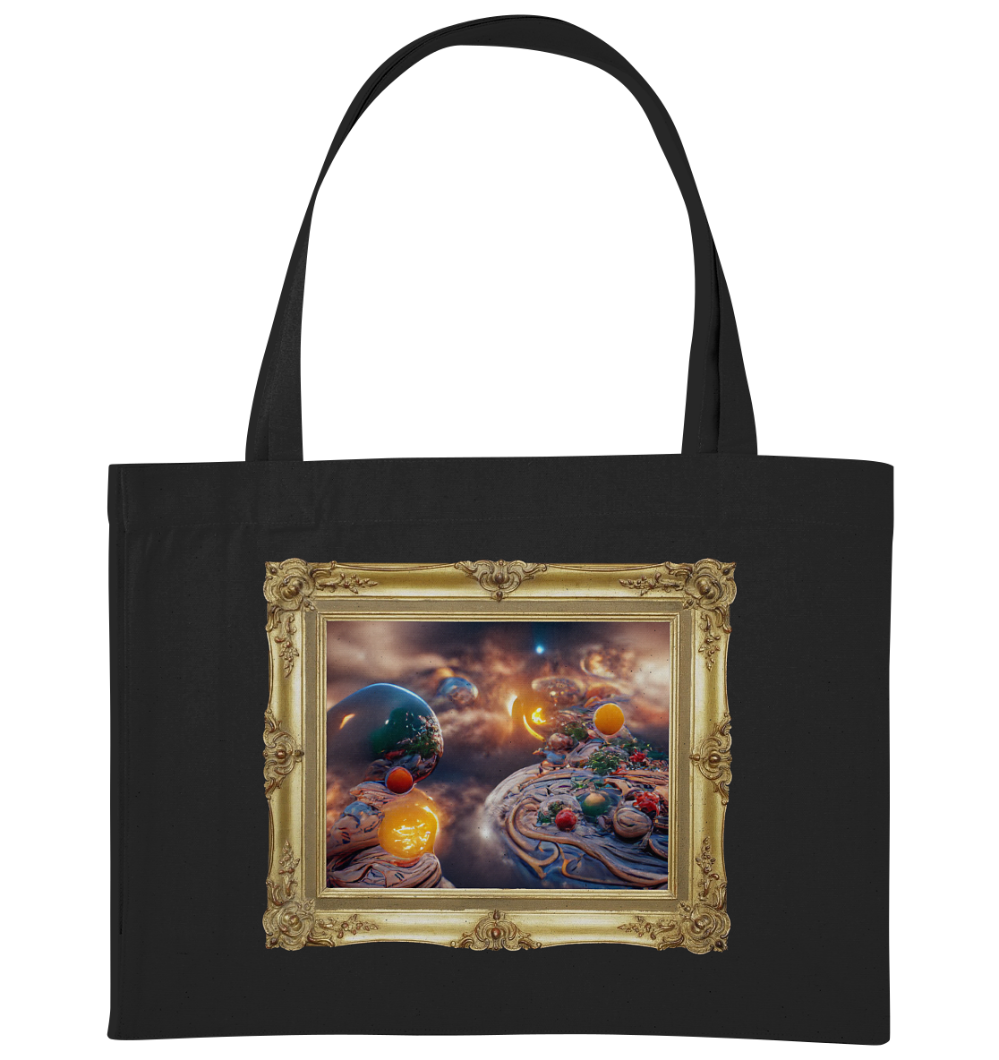 Ai Galaxy Frame - Organic Shopping-Bag