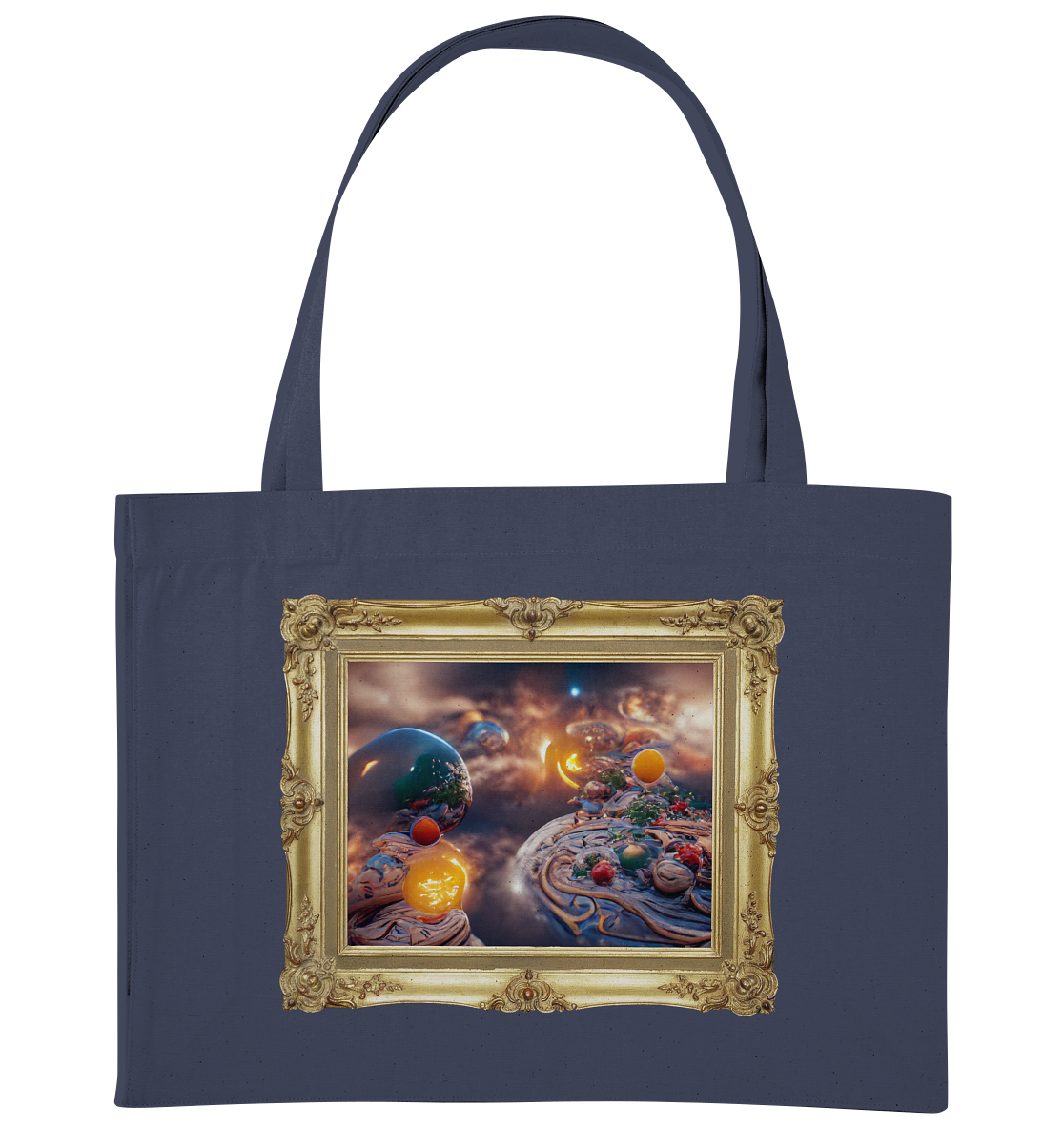Ai Galaxy Frame - Organic Shopping-Bag