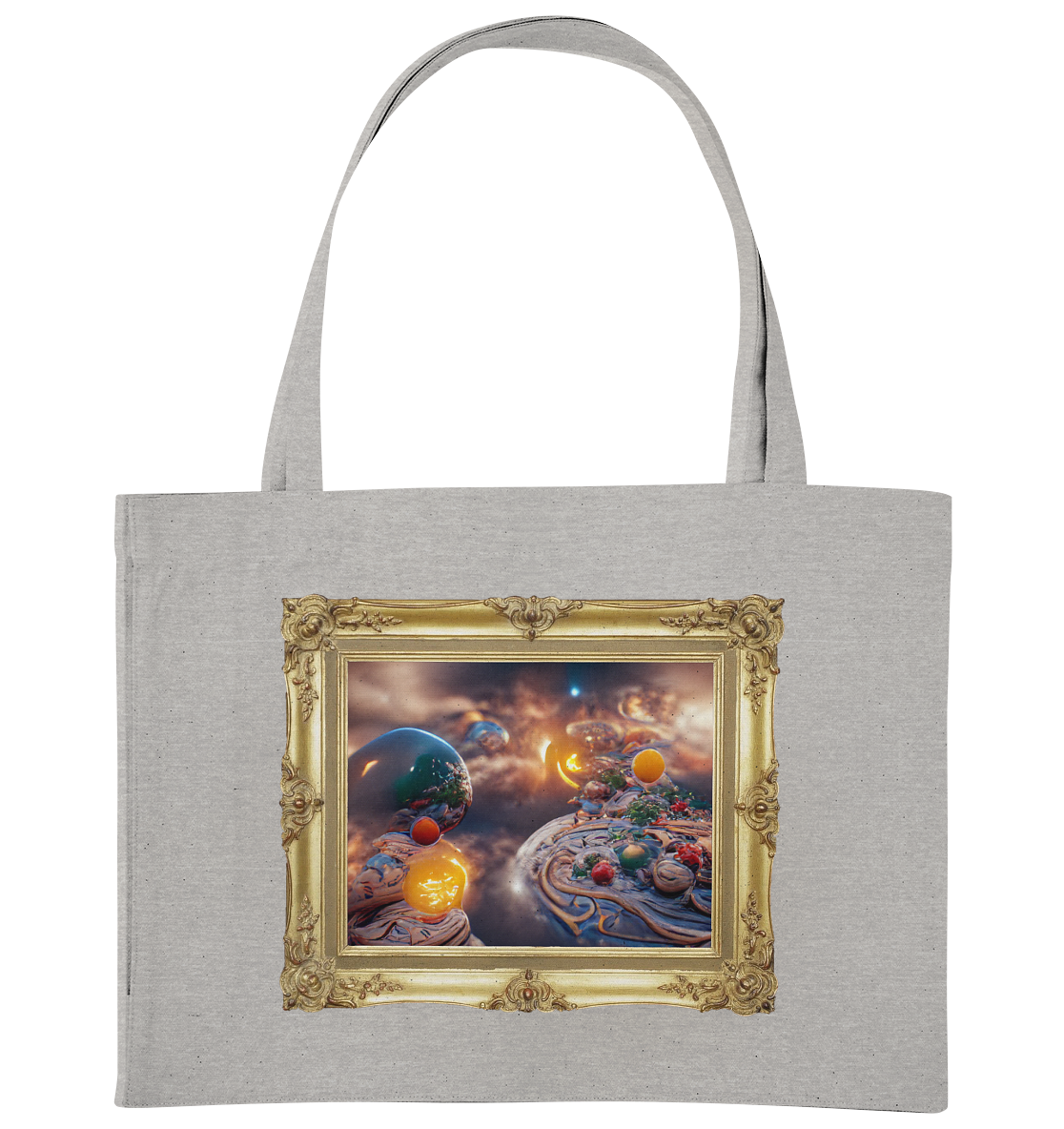 Ai Galaxy Frame - Organic Shopping-Bag