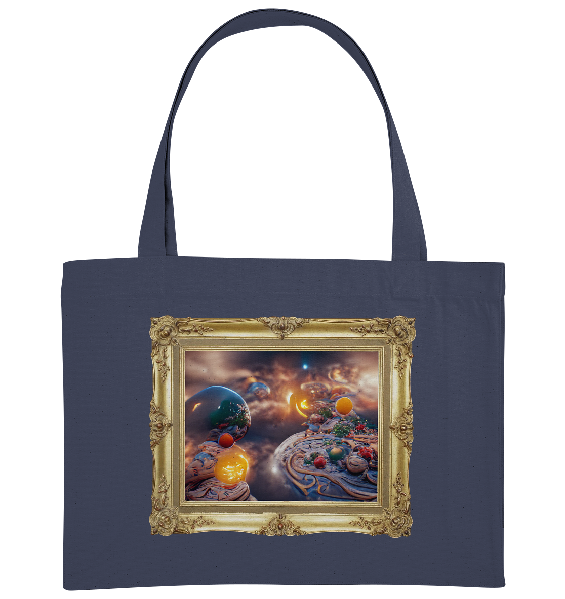 Ai Galaxy Frame - Organic Shopping-Bag