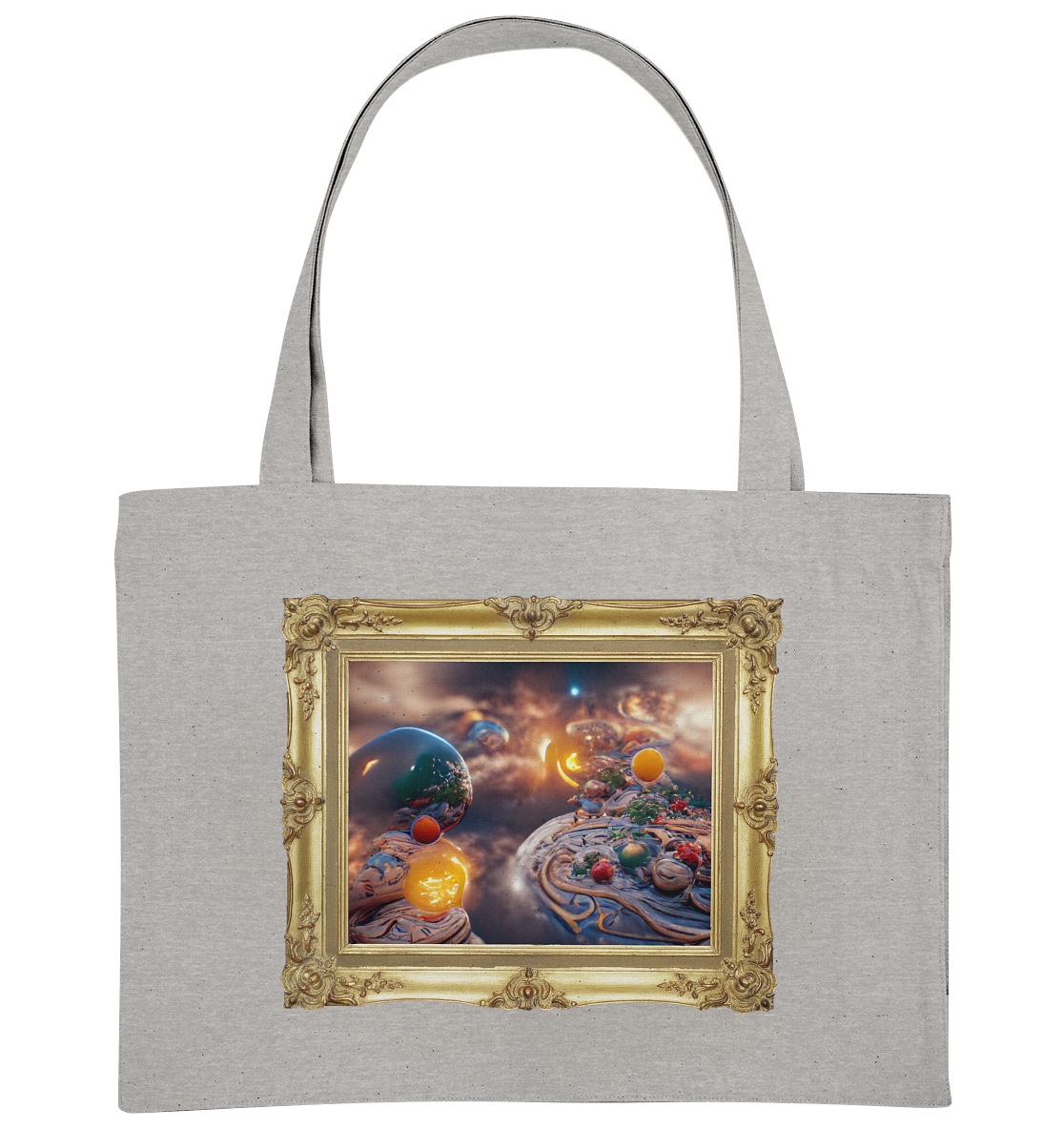 Ai Galaxy Frame - Organic Shopping-Bag