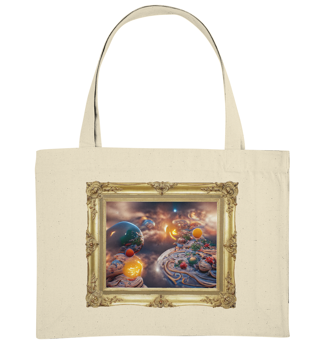 Ai Galaxy Frame - Organic Shopping-Bag