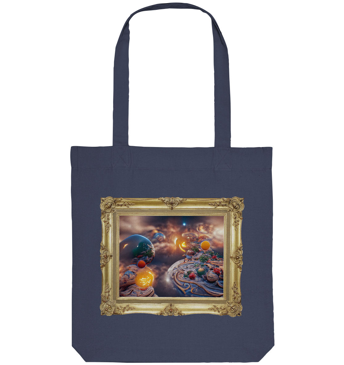 Ai Galaxy Frame - Organic Tote-Bag