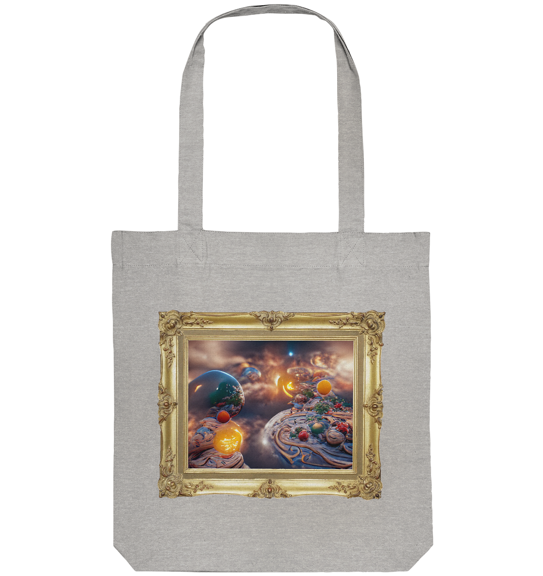 Ai Galaxy Frame - Organic Tote-Bag